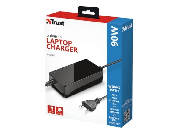 Trust Primo - Strömadapter - AC 100-240 V - 90 Watt