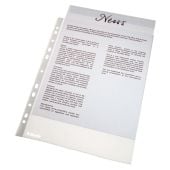 Plastlommer A4 med præg 43my økonomi - (100 stk.)