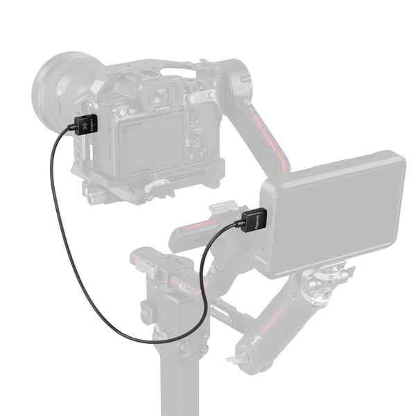 SmallRig 5086, 1 m, HDMI Type A (Standard), HDMI Type A (Standard), Svart