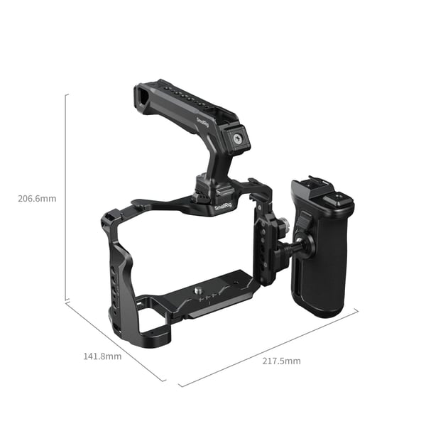 SmallRig 5599, 141,8 mm, 206,6 mm, 217,5 mm, 611,5 g, 155 mm, 85 mm