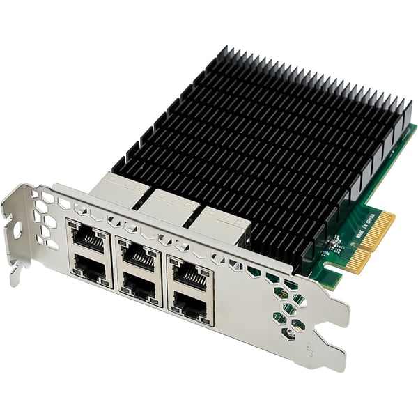 InLine 6-port Gigabit-nettverkskort 6x RJ45 1 Gb/s PCIe x4 (51127C)