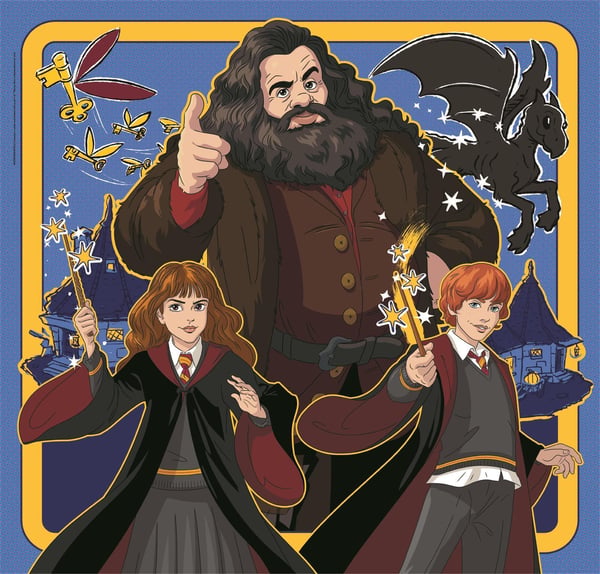 Pussel Square - Harry Potter, 3x48 bitar