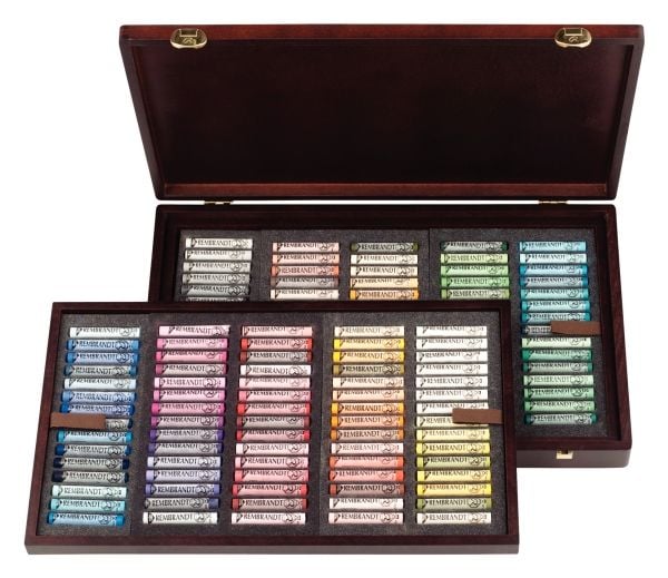Rembrandt Soft pastel trälåda - General Selection Master | 150 hela pasteller