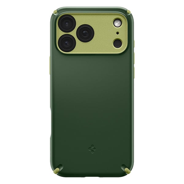 Spigen Nano Pop Hybrid (MagFit), Etui, Apple, iPhone 17 Pro Max, 17,5 cm (6.9"), Mørkegrønn