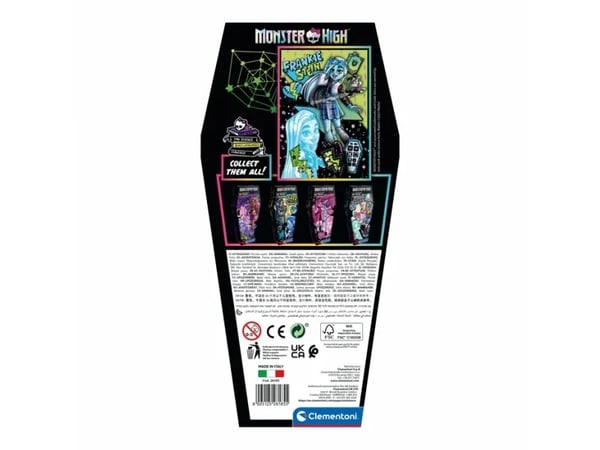 Clementoni Puslespil Monster High Coffin Pack Frank, 150 brikker