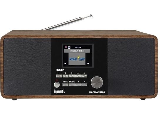 Imperial DABMAN i200 V2 internettradio DAB+ FM 20 W, treutførelse