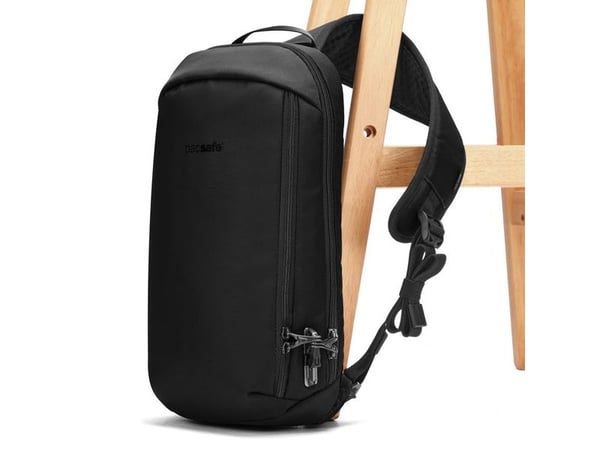 Pacsafe +Vibe 325 skulderveske JET sort
