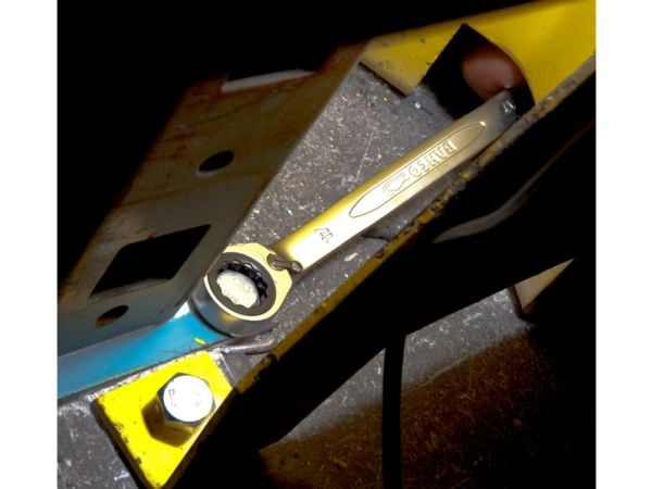 Bahco rengassalpa, 13 mm, kromi, kromiteräs, kromi, matta, 15°