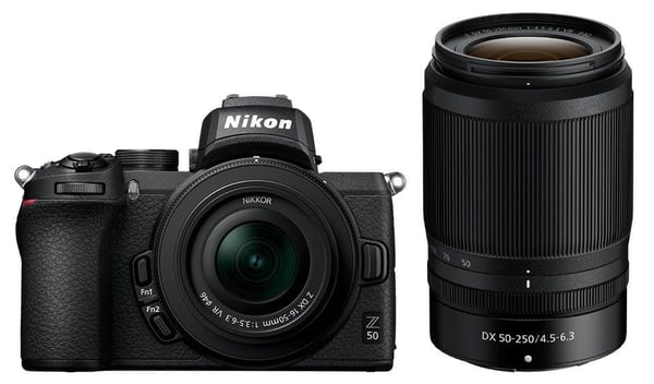 Nikon Z50 kamera 20,9 MP, 16-50mm + 50-250mm objektivsett