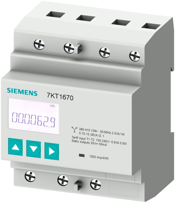 Siemens 7KT1671, Virta, kWt, 361 g