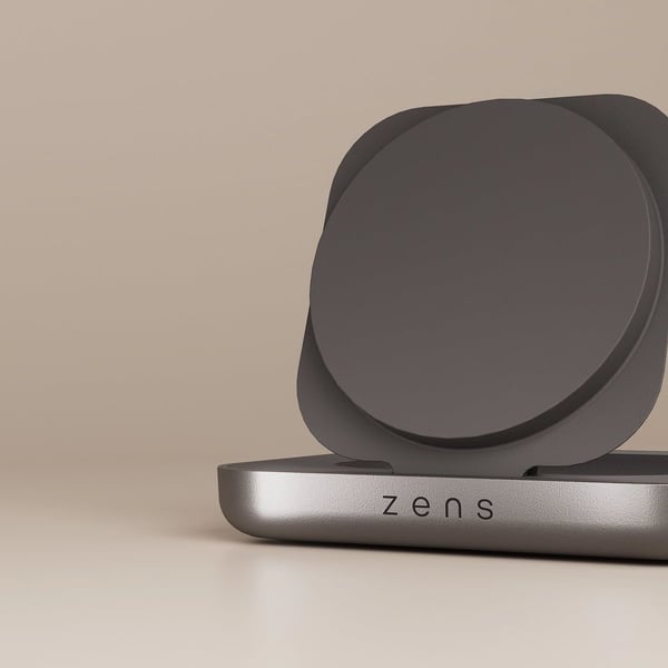 ZENS ZESC20B/00, inomhus, USB, Trådlös laddning, Svart