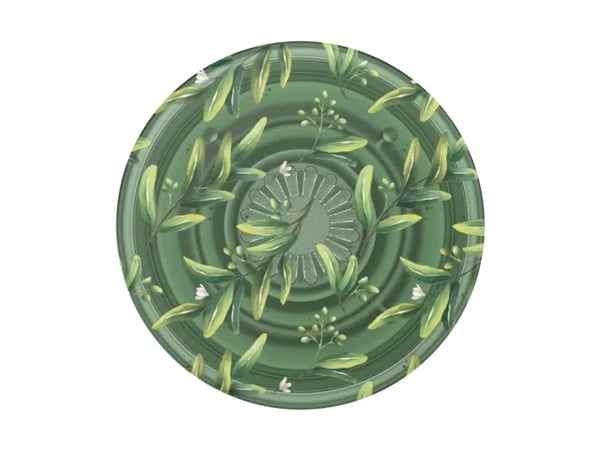 PopSockets 807373, Grepp, Oliv, Blommönster, Universal, 1 styck, 38,8 mm