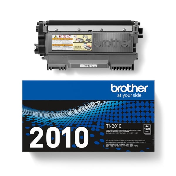 Brother TN2110 - Svart - original - tonerpatron - for Brother DCP-7045N, HL-2150N, MFC-7320; Justio DCP-7040