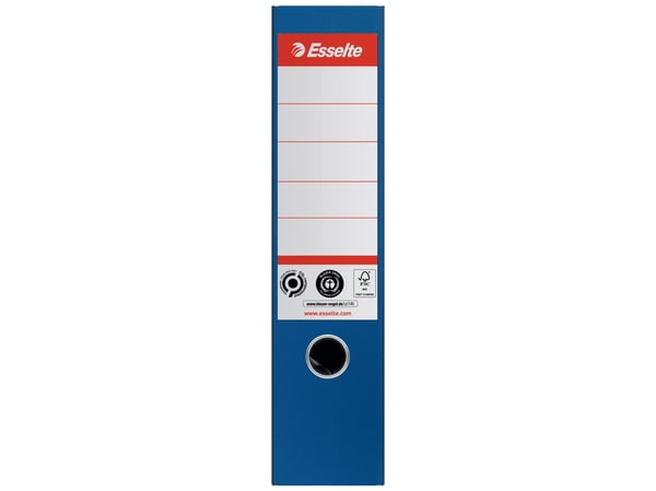 Esselte - Hevarmbuefil - bokryggbredde: 72 mm - for A4 (210 x 297 mm) - kapasitet: 500 ark - blå