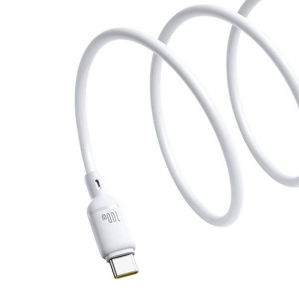 Baseus P10377704213-00, 1 m, USB C, USB C, USB 3.2 Gen 1 (3.1 Gen 1), 0,48 Gbit/s, Hvit