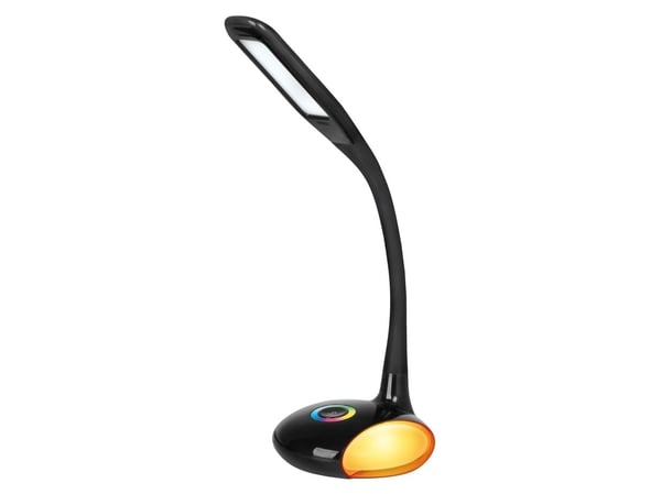Activejet Lampka biurkowa LED AJE-VENUS RGB Black, Musta, Muovi, Makuuhuone, Lastenhuone, Universaali, Moderni, CE, RoHS, ISO 9001, ISO 14001, Ei v...