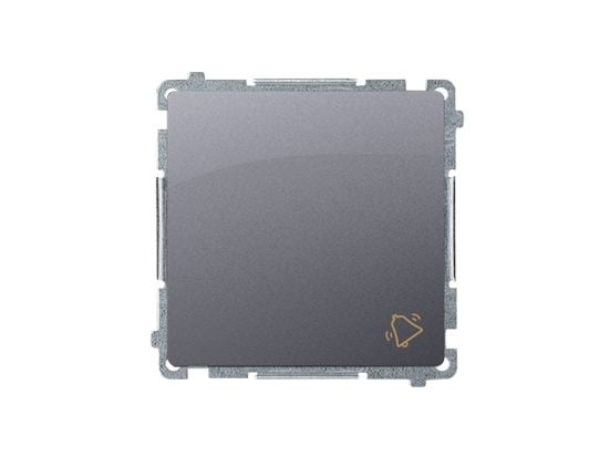Kontakt-Simon BMD1.01/43, Tryckknappsbrytare, Plast, Silver, IP20, IP44, 250 V, 10 A
