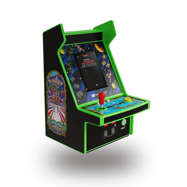 My Arcade GALAGA Micro Player Pro, Monivärinen, Kotipainike, Käynnistyspainike, 6,98 cm (2.75"), 3,5 mm, USB/Akku, AA