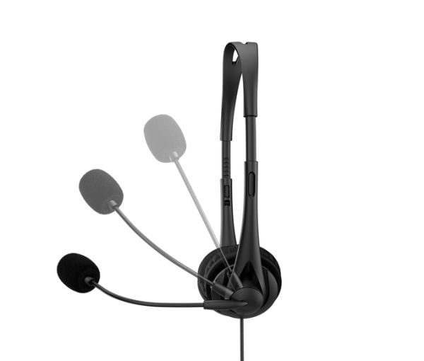 HP G2 - Hodesett - on-ear - kablet - USB - skyggesvart