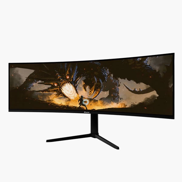 Arozzi Nova 49“ Curved VA 165Hz - Ultrawide Gaming Monitor - Black