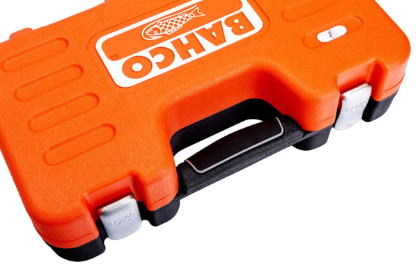BAHCO S560 hylsysarja, 1/4" ja 1/2" vääntiöillä, 56 osaa