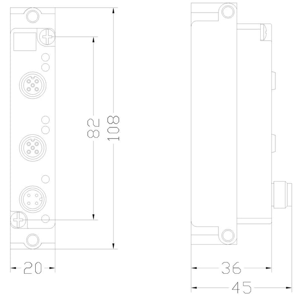 Siemens 3RK1205-0BQ30-0AA3 PLC I/O-modul
