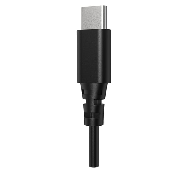 DELTACO HL-50C - Kuulokkeet - täysikokoiset - langalliset - USB-C - musta