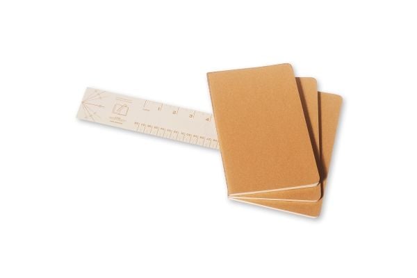 Moleskine QP416, Brun, 80 ark, Matt, Voksen