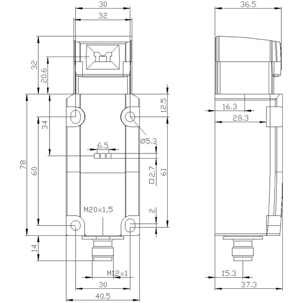 Siemens 3SE51141RV101AF3 3SE5114-1RV10-1AF3 Sicherheits-Positionsschalter 3 A IP66, IP67 1 St., Metall, IP66, IP67, Cuboid, 56 mm, 166,5 mm, 77,5 mm