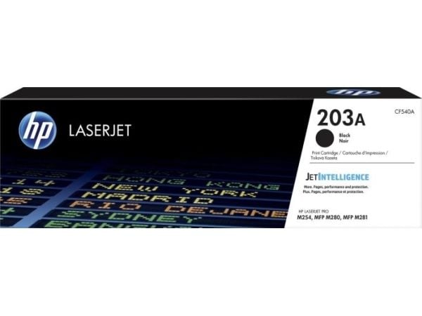 Lasertoner hp 203a cf540a, 1 400 sidor, svart
