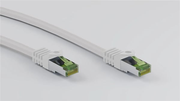 Goobay 61107, 5 m, Cat8.1, S/FTP (S-STP), RJ-45, RJ-45, Hvit