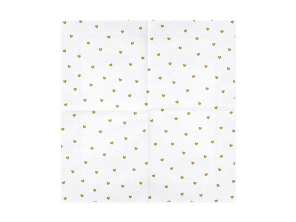 PartyDeco SP33-49-008, Valkoinen, Kulta, Paperi, Kuva, 330 mm, 330 mm, 16,5 cm