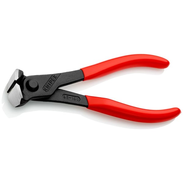 Knipex 68 01 160, Päätyleikkuripihdit, 2,5 cm, Terästä, Muovi, Punainen, 53 mm