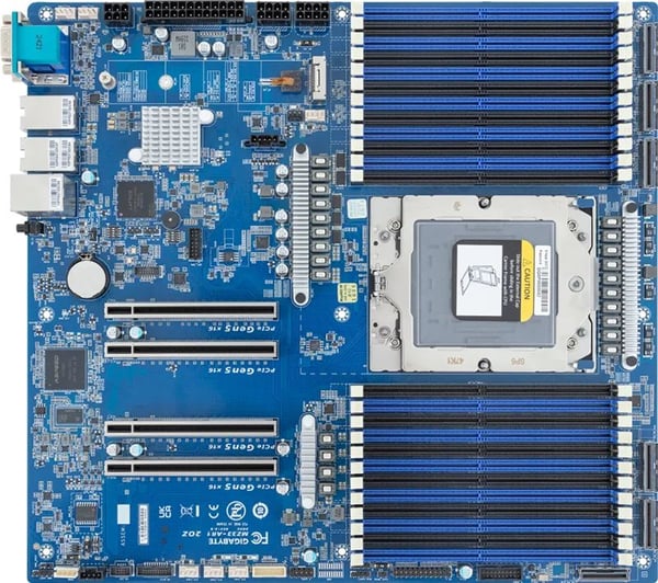 Gigabyte MZ33-AR1 serverhovedkort SP5 AMD EPYC 9005/9004 E-ATX DDR5