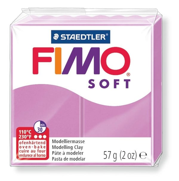 Staedtler FIMO 8020, Muotoilusavi, Vaaleanpunainen, Lavanda, 1 väriä, 110 °C, 30 min