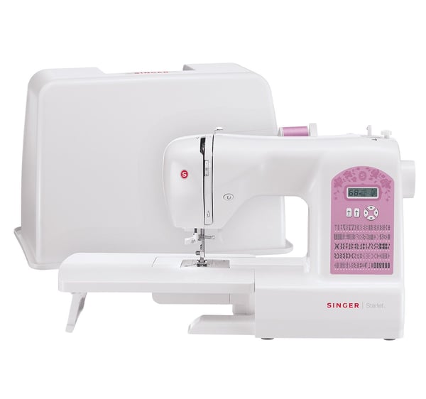 Singer Starlet 6699 - Symaskin - 100 sting - 6 enkeltskrittsknappehull - LCD display