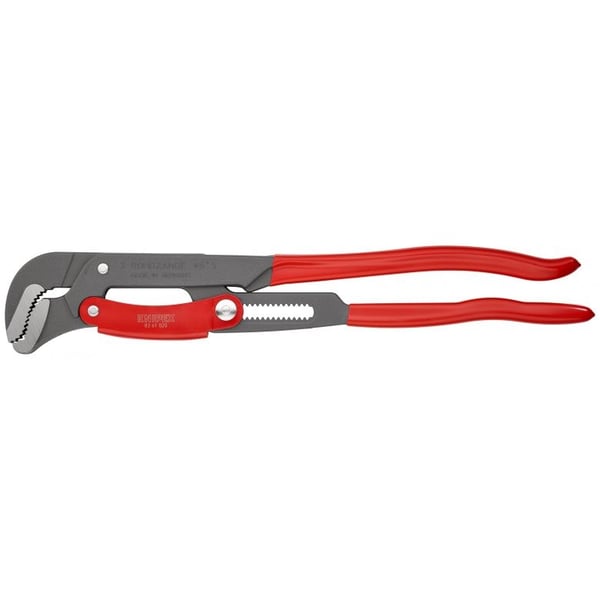 KNIPEX rørtang S-gab, grå pulvercoated, 560 mm