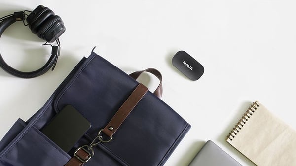 KIOXIA EXCERIA PLUS G2 - SSD - kryptert - 1 TB - ekstern (bærbar) - USB 3.2 Gen 2 (USB-C kontakt) - 256-bit AES - TCG Opal Encryption 2.01