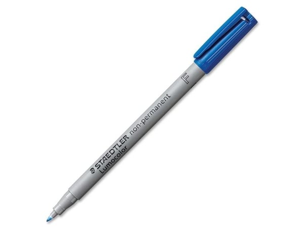 STAEDTLER Lumocolor 316 - Markør - ikke-permanent - blå - vannbasert blekk - 0.6 mm - fin