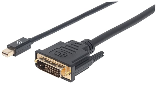 Manhattan 152150, 1,8 m, Mini DisplayPort, DVI-D, Hankjønn, Hankjønn, Rett