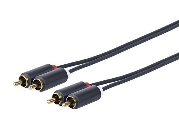VivoLink - Äänikaapeli - RCA x 2 uros - RCA x 2 uros - 25 m - kaksoissuojattu