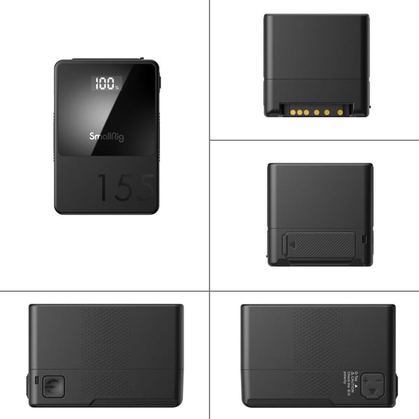 SmallRig VB155 -miniparisto 10 200 mAh 155 W 14,54 V, musta
