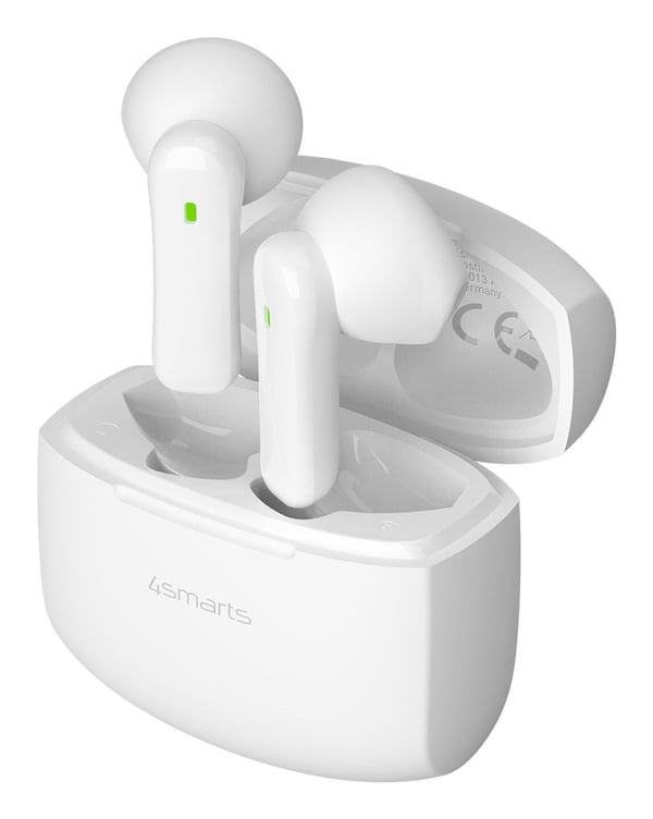 4smarts SkyBuds Air, True Wireless Stereo (TWS), Puhelut/Musiikki/Urheilu/Päivittäinen, 40 g, Kuulokkeet, Valkoinen