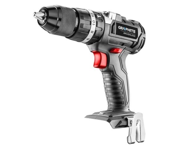 Graphite 58G020, Borr med pistolgrepp, utan nyckel, Borstlös, 1,3 cm, 1700 RPM, 2 mm