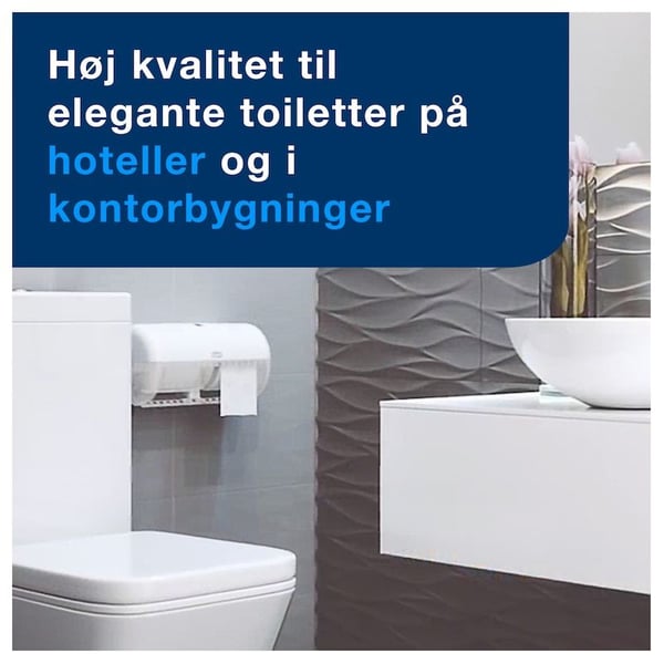 Toalettpapir Tork T4 Ekstra Mykt Premium, 4-lags, hvitt - (7 pakker x 6 ruller)