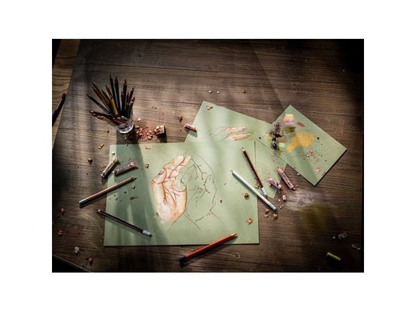 Rembrandt tonet papir Verona Green A4 | 21 x 29,7 cm, 180 g, 50 ark