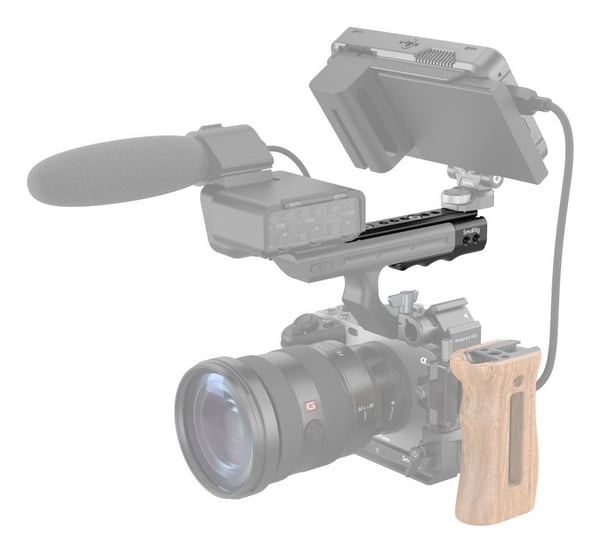 SmallRig MD3490, Adapter for håndtaksforlengelse, Sort, Aluminium, 1/4, 3/8", China, Sony FX30 / FX3 XLR Handle