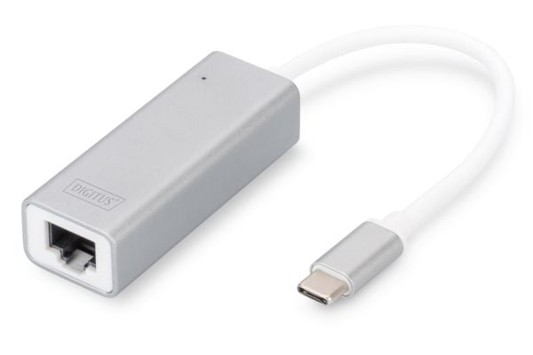 DIGITUS DN-3024 - Nettverksadapter - USB-C - Gigabit Ethernet x 1 - aluminium