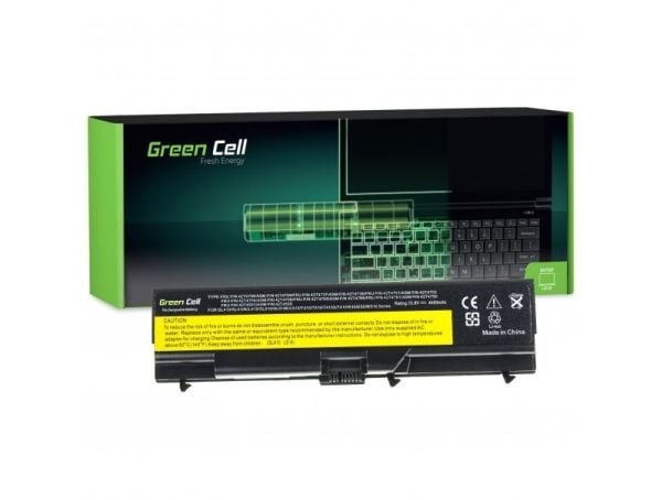 Green Cell - Batteri för bärbar dator (likvärdigt med: Lenovo 42T4795) - litiumjon - 6-cells - 4400 mAh - svart - för Lenovo ThinkPad Edge 14"; 15"...