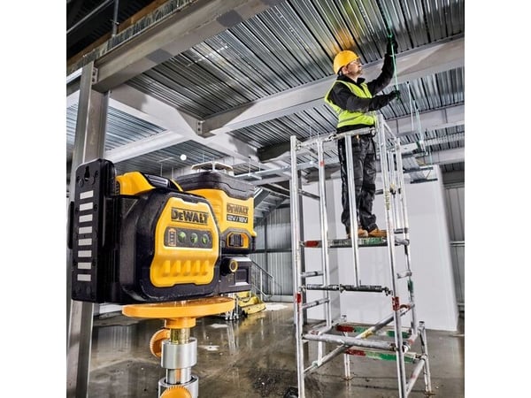 DeWALT DCE089NG18-XJ, 50 m, 3 mm/m, 360°, 360°, Linjalaser, Musta, Keltainen